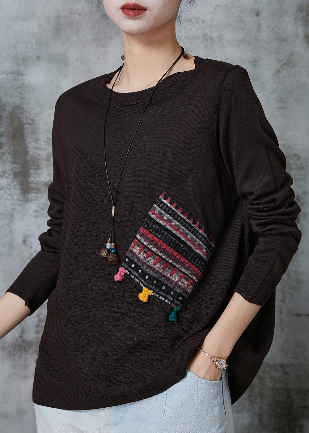 Beautifully Finished Sweater in a Timeless Design