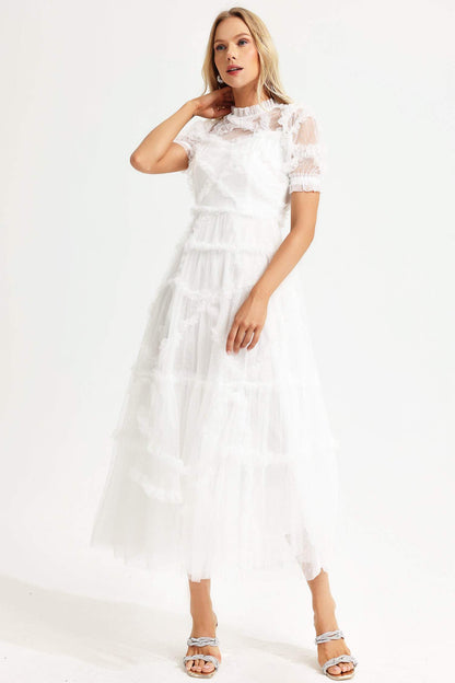 A Vintage Style Dress with Delicate Timeless Details