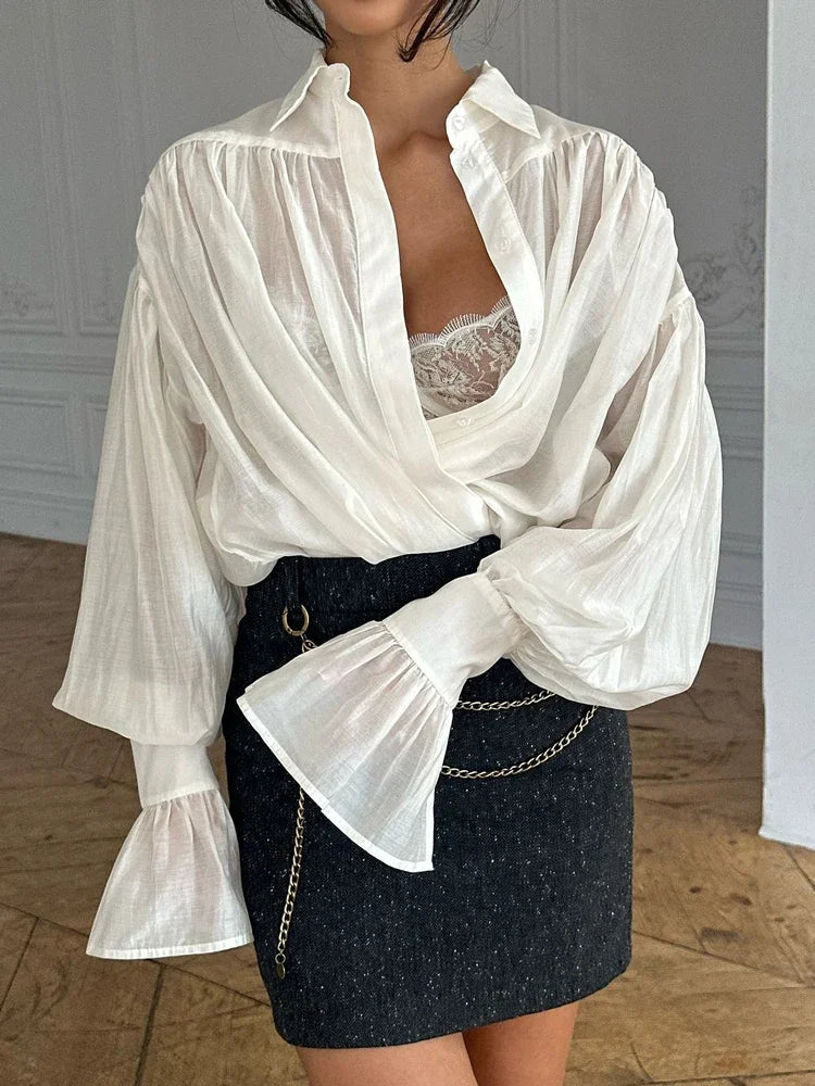 Vintage Inspired Blouse with a Contemporary Edge