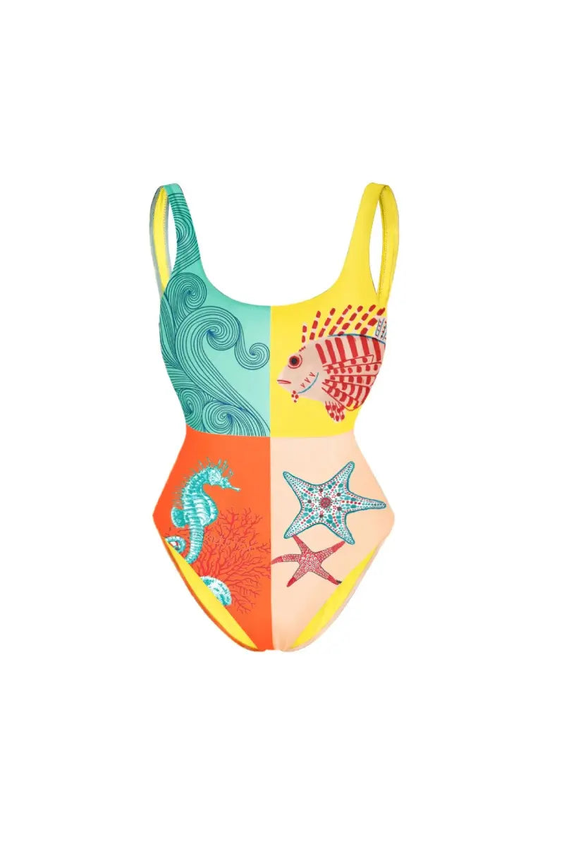 Well Tailored Swimsuit with a Graceful Silhouette