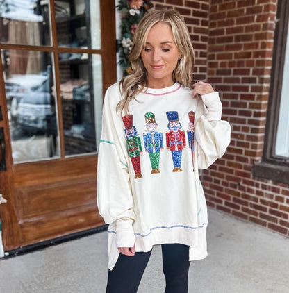 A Vintage Style Sweater with Delicate Timeless Details