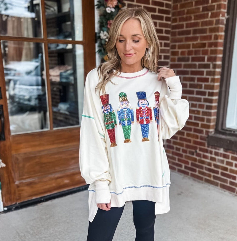 A Vintage Style Sweater with Delicate Timeless Details