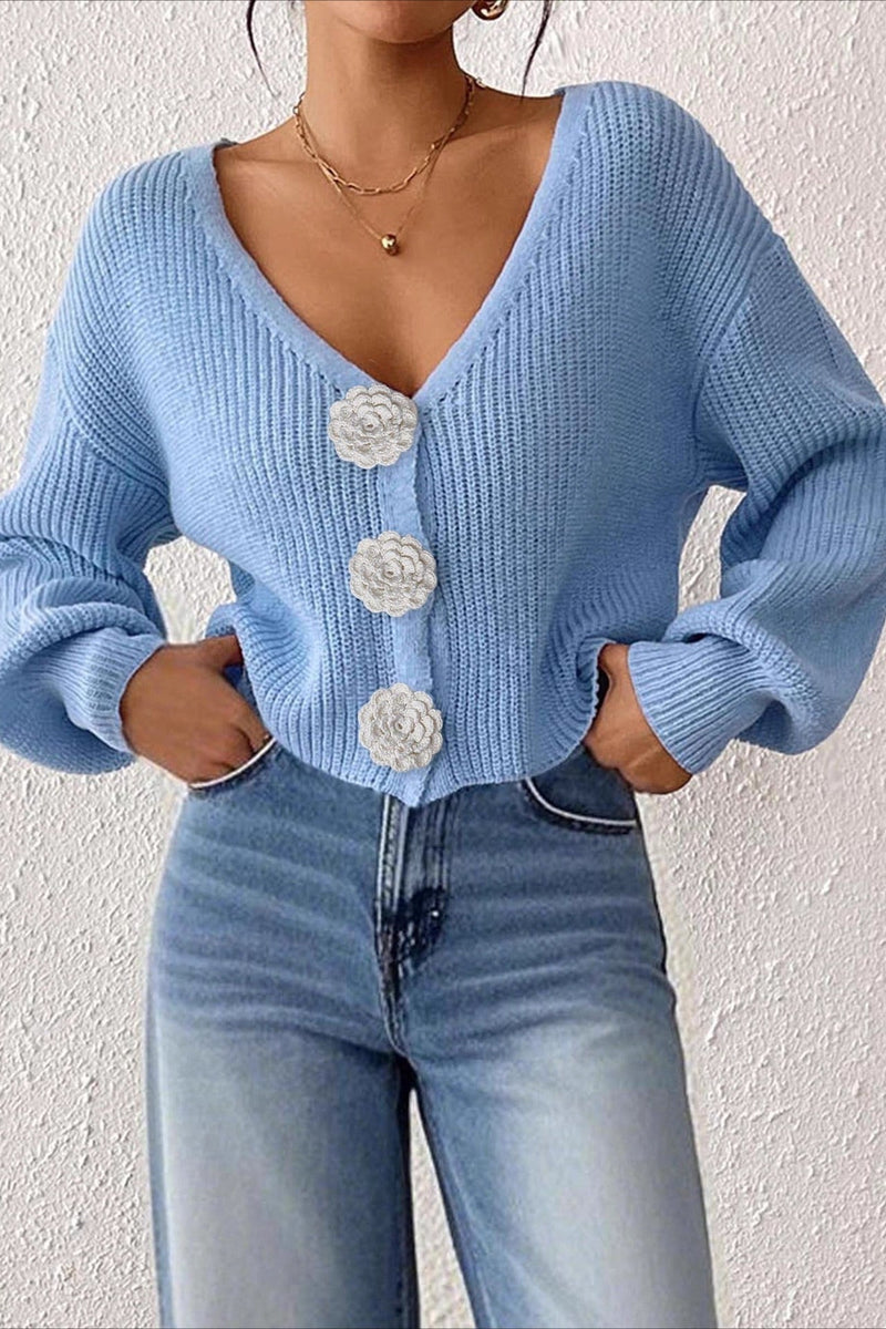 A Vintage Style Sweater with Delicate Timeless Details