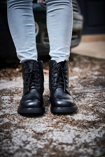 A Vintage Style Boots with Delicate Timeless Details