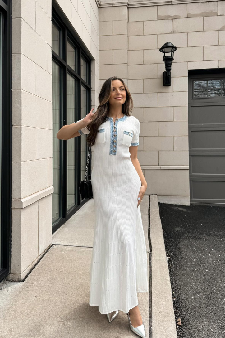 A Vintage Style Dress with Delicate Timeless Details