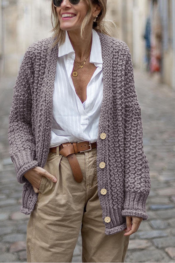 Classic Vintage Cardigan with a Flattering Fit