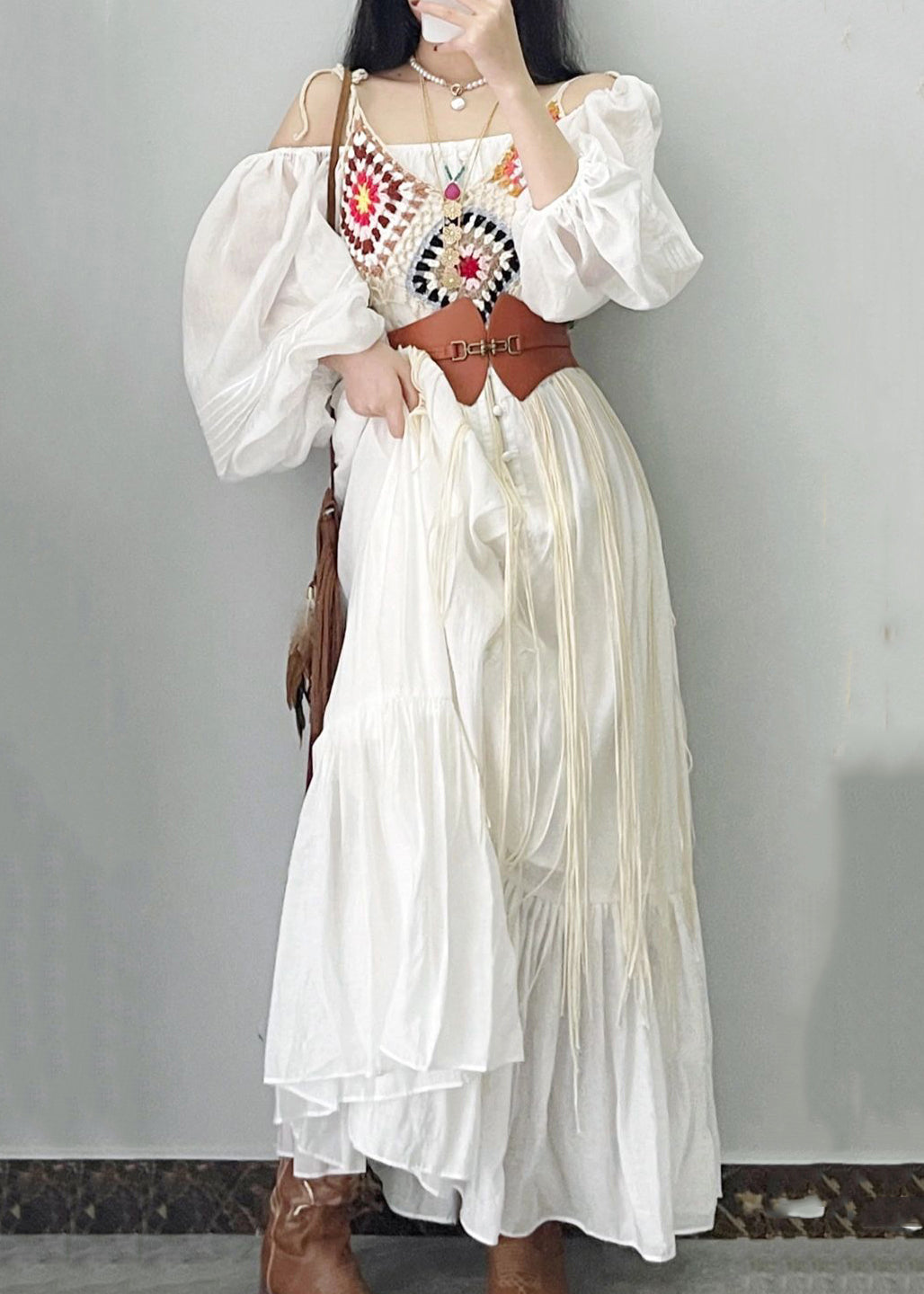 A Vintage Style Dress with Delicate Timeless Details