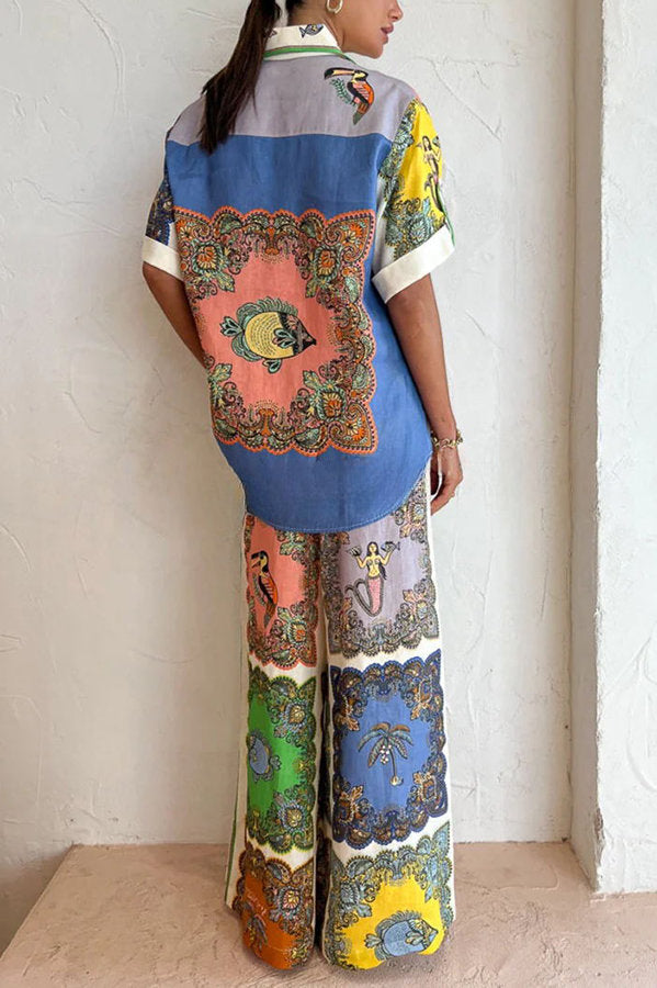A Vintage Style Pants with Delicate Timeless Details
