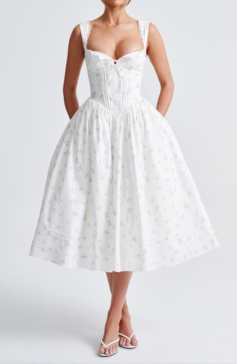 A Vintage Style Dress with Delicate Timeless Details