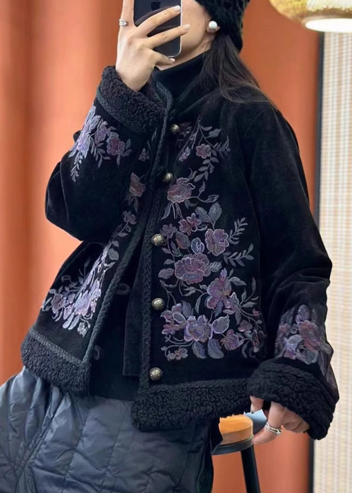 A Vintage Style Coat with Delicate Timeless Details