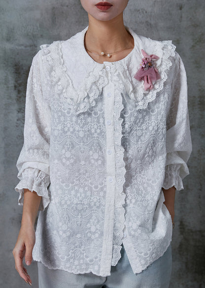 A Vintage Style Blouse with Delicate Timeless Details