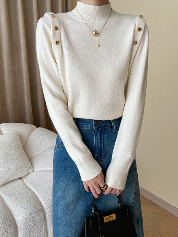 Well Tailored Sweater with a Graceful Silhouette