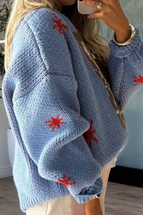 A Vintage Style Sweater with Delicate Timeless Details
