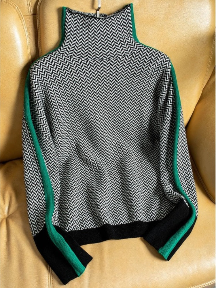 Vintage Inspired Sweater with a Contemporary Edge