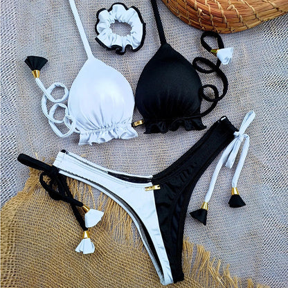 Vintage Inspired Bikini with a Contemporary Edge