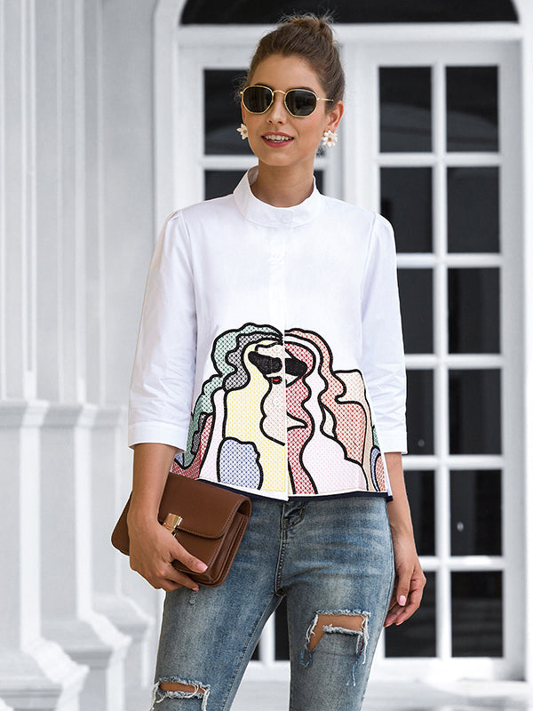 Well Tailored Blouse with a Graceful Silhouette