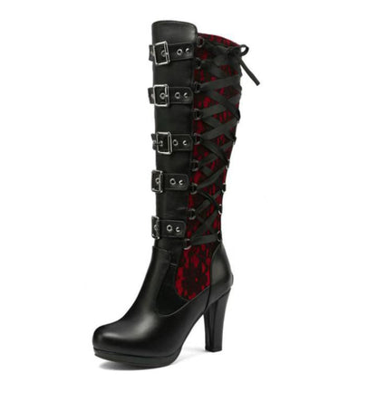 A Vintage Style Boots with Delicate Timeless Details