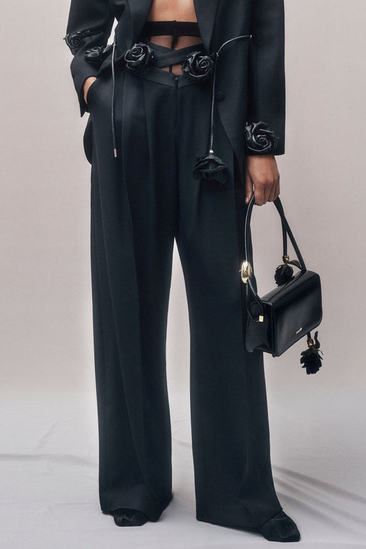 A Vintage Style Pants with Delicate Timeless Details