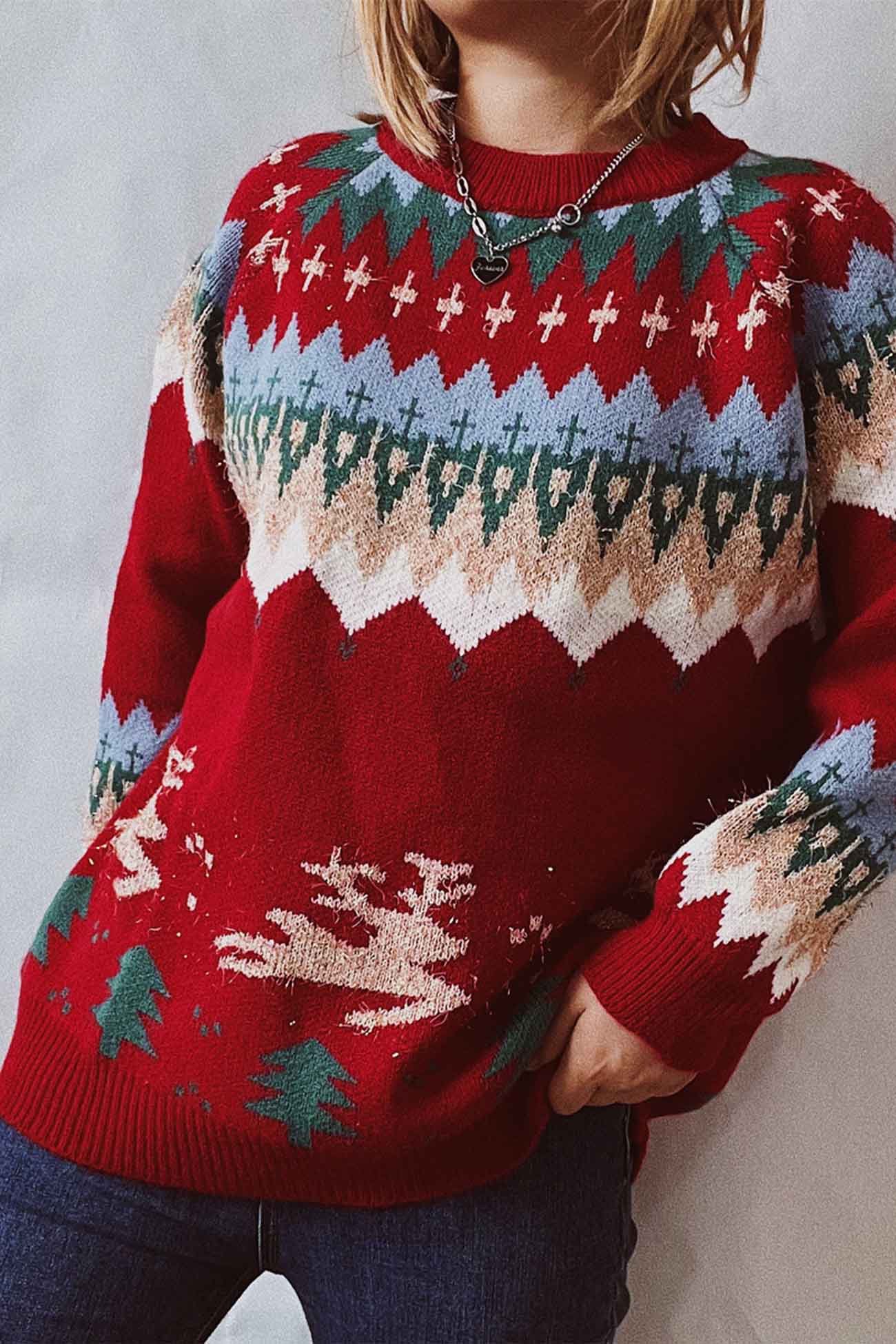 A Vintage Style Sweater with Delicate Timeless Details