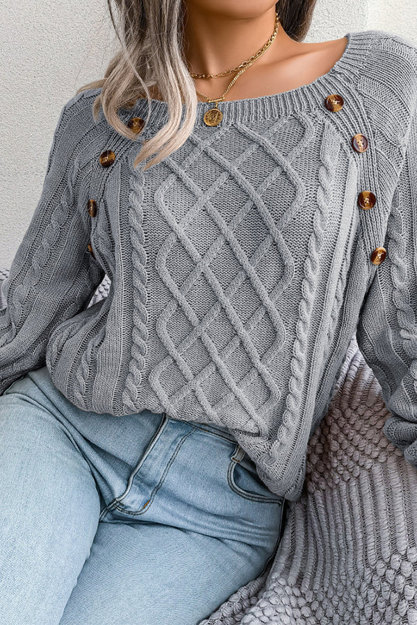 Beautifully Finished Sweater in a Timeless Design