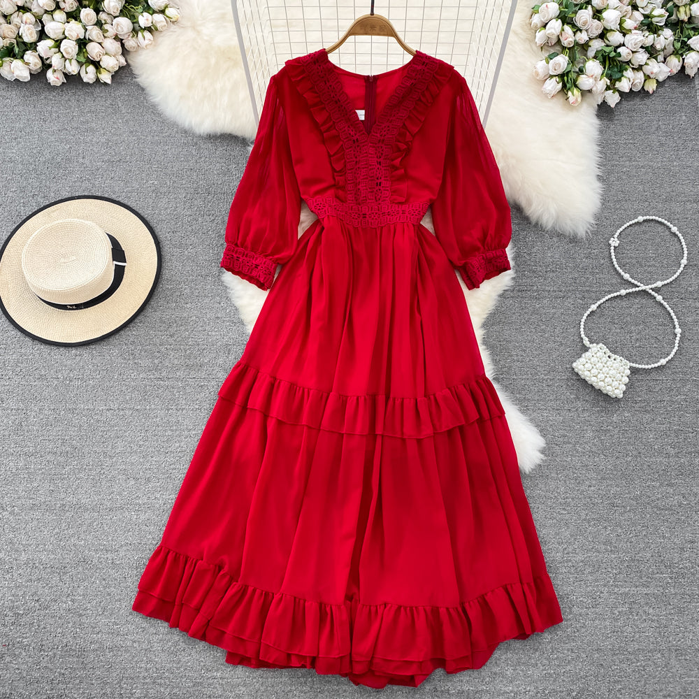 A Vintage Style Dress with Delicate Timeless Details