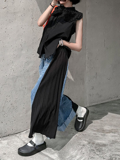 A Vintage Style Pants with Delicate Timeless Details