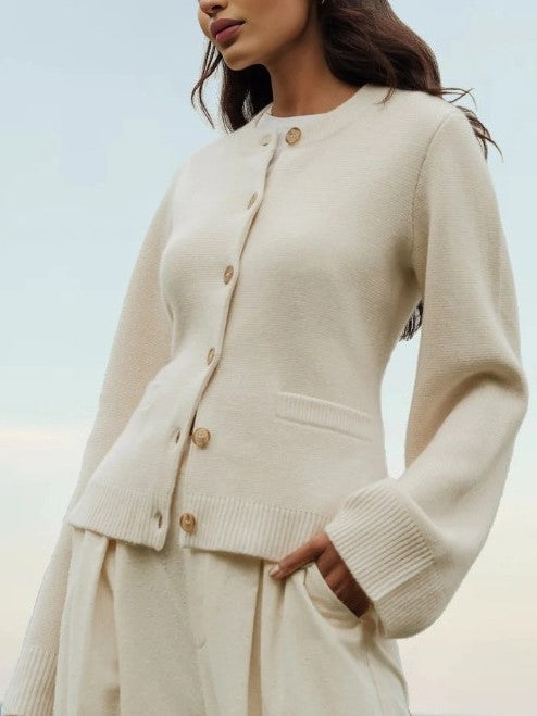 A Vintage Style Cardigan with Delicate Timeless Details
