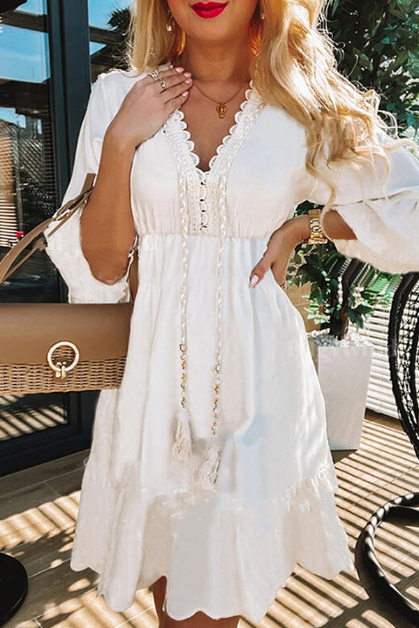 A Vintage Style Dress with Delicate Timeless Details