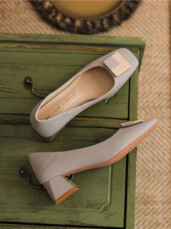 A Vintage Style Shoes with Delicate Timeless Details