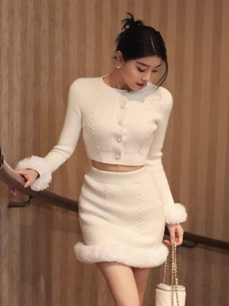 A Vintage Style Sweater with Delicate Timeless Details