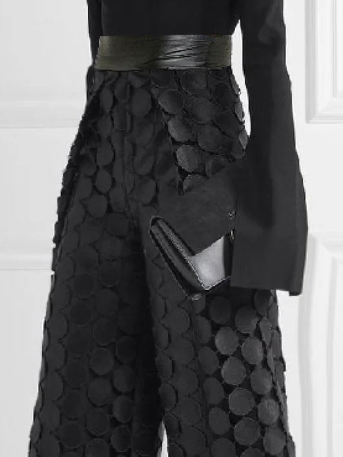 A Vintage Style Trousers with Delicate Timeless Details