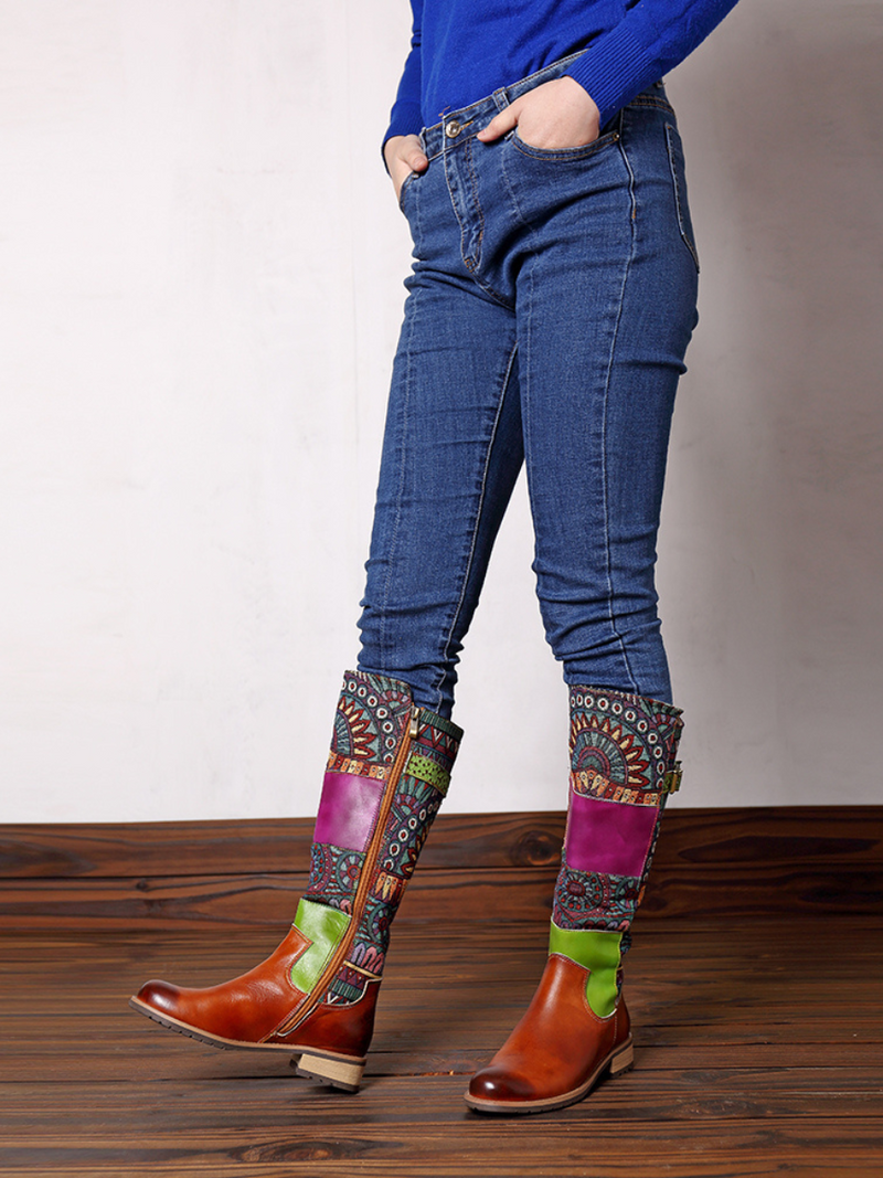 A Vintage Style Boots with Delicate Timeless Details