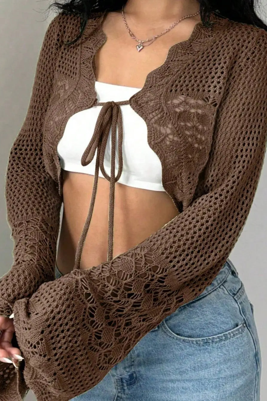 Well Tailored Cardigan with a Graceful Silhouette