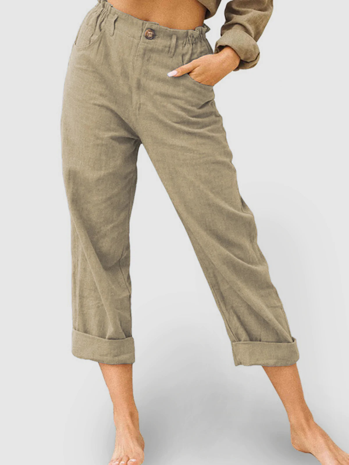 A Vintage Style Pants with Delicate Timeless Details