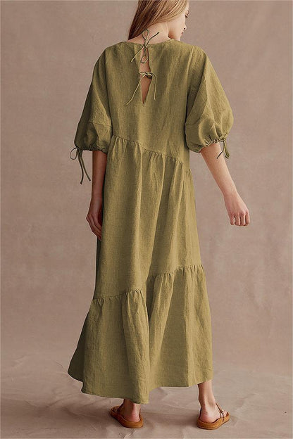 A Vintage Style Dress with Delicate Timeless Details