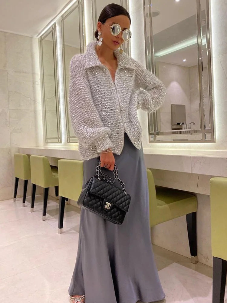 Vintage Inspired Cardigan with a Contemporary Edge