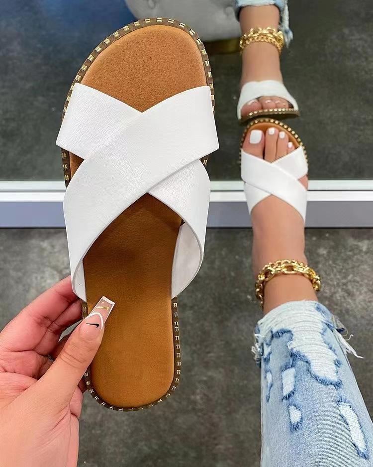 A Vintage Style Sandals with Delicate Timeless Details