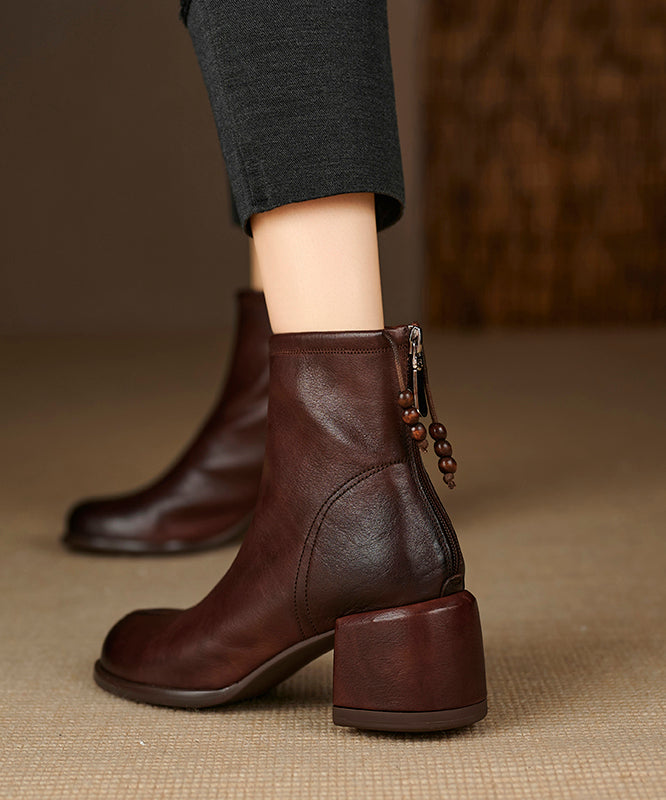 A Vintage Style Boots with Delicate Timeless Details