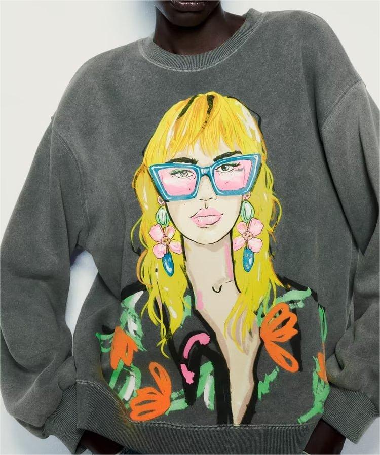 A Vintage Style Sweater with Delicate Timeless Details