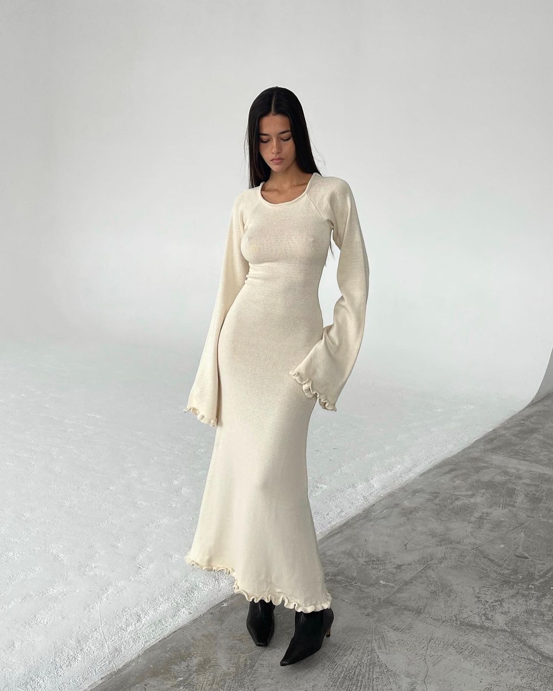 A Vintage Style Dress with Delicate Timeless Details