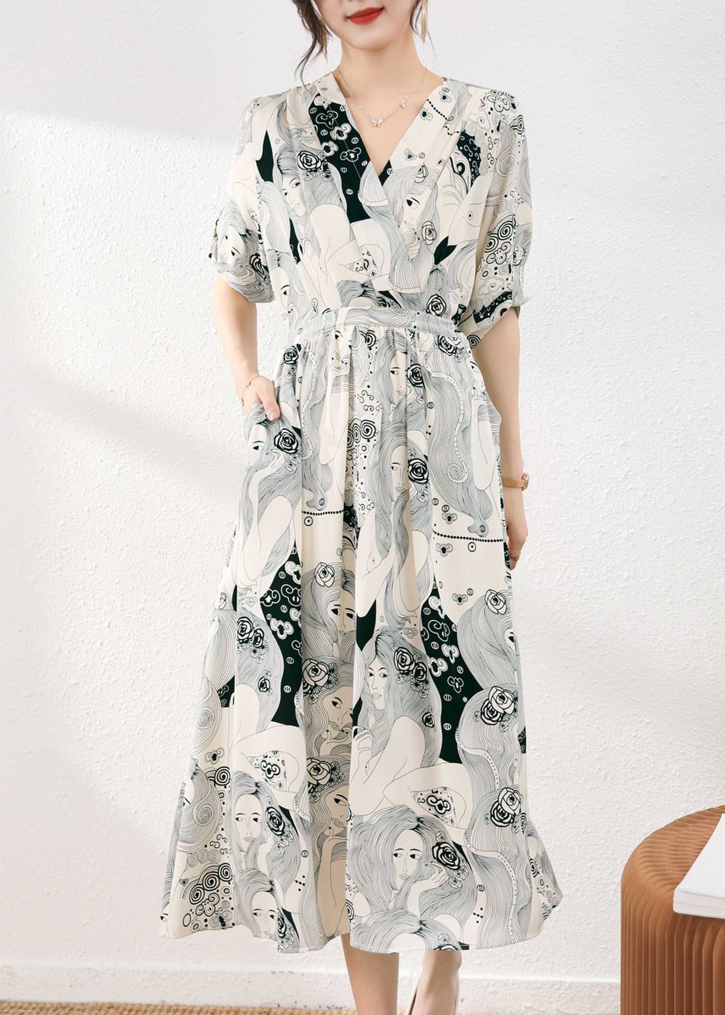 A Vintage Style Dress with Delicate Timeless Details