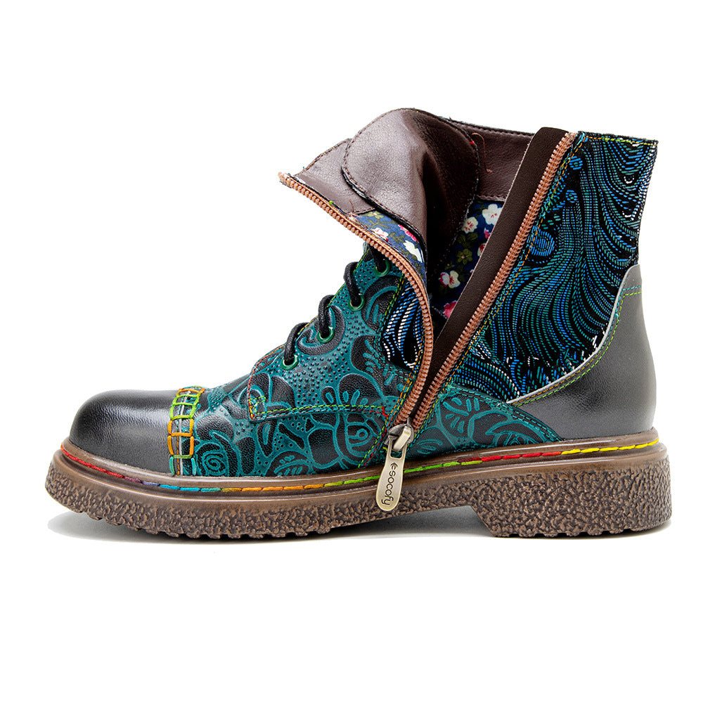 A Vintage Style Boots with Delicate Timeless Details