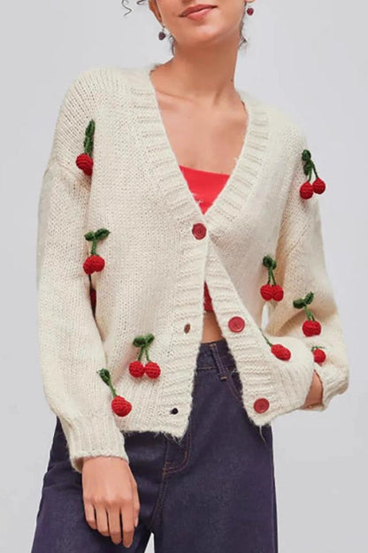 Well Tailored Cardigan with a Graceful Silhouette