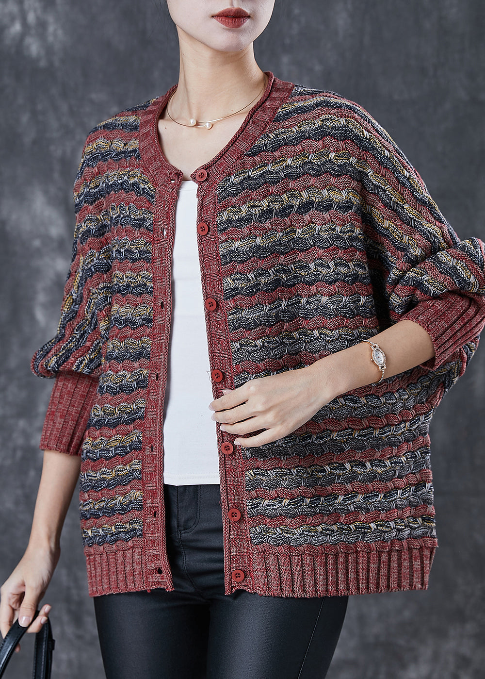 Classic Vintage Cardigan with a Flattering Fit