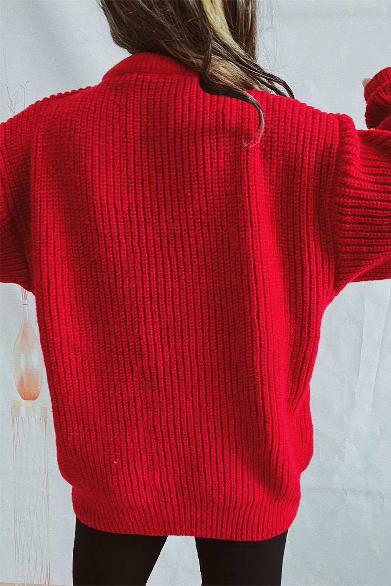 A Vintage Style Sweater with Delicate Timeless Details