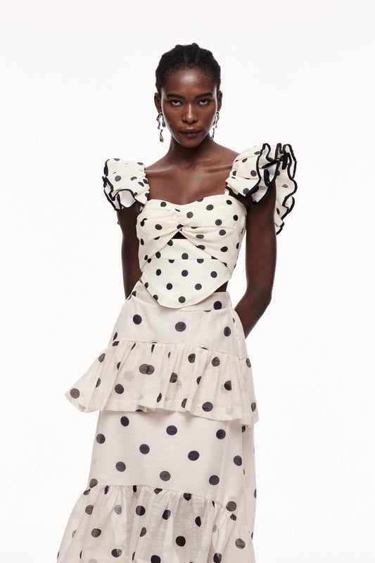 A Vintage Style Top with Delicate Timeless Details