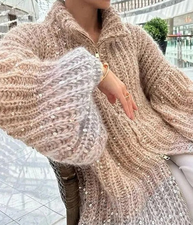 A Vintage Style Sweater with Delicate Timeless Details