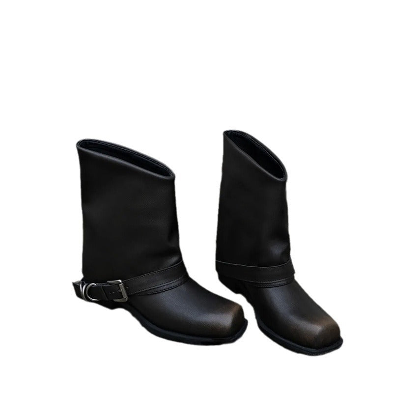 A Vintage Style Boots with Delicate Timeless Details