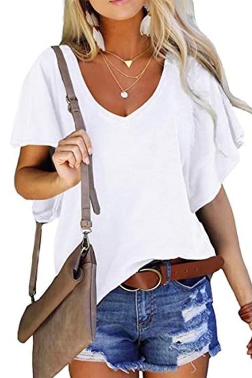 Well Tailored T-Shirt with a Graceful Silhouette