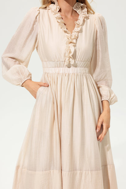 A Vintage Style Dress with Delicate Timeless Details